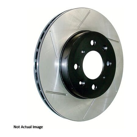 Centric StopTech Sport Slotted Brake Rotor; Rear Left, StopTech 126.35125SL